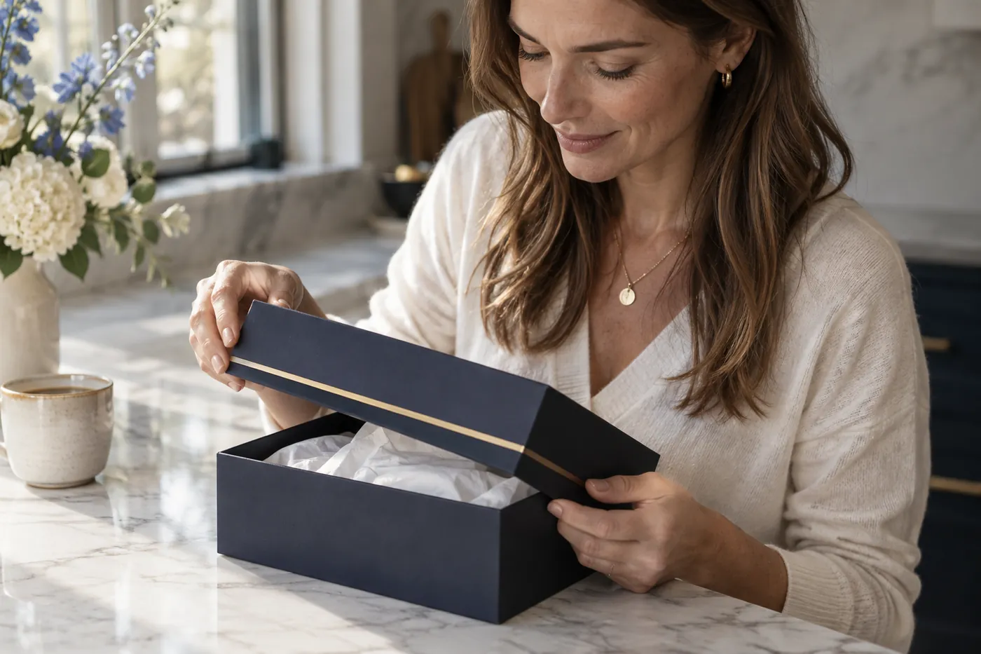 Opening a discreet Enduras Health box